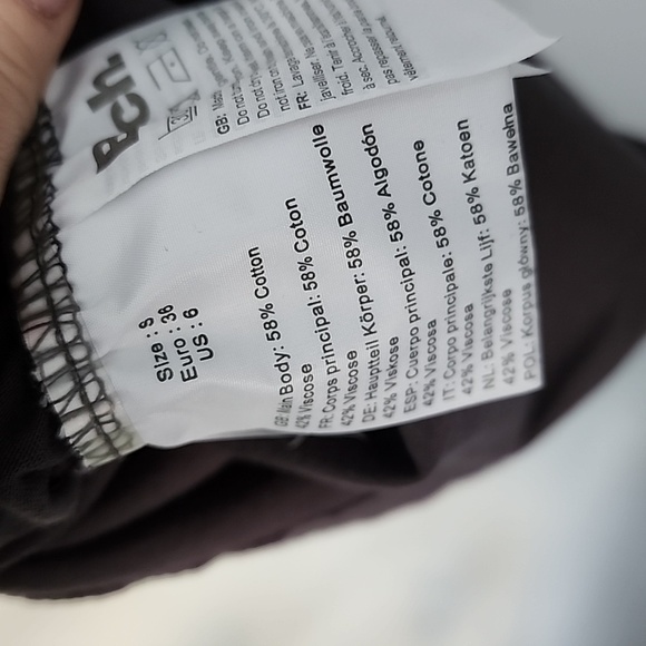 BENCH dark grey black sequins t shirt dress small - Picture 5 of 6